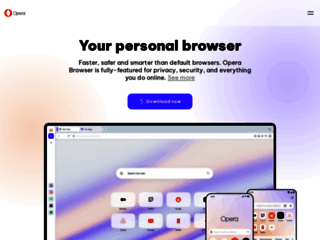 Opera Web Browser | Faster, Safer, Smarter | Opera