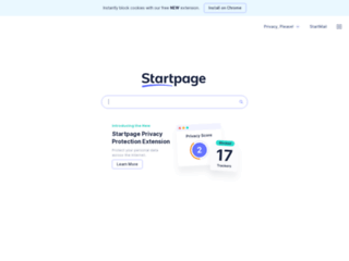 Startpage - Private Search Engine. No Tracking. No Search History.