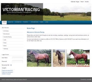 Victorian Racing home page